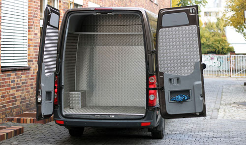 VW Crafter lang Hinten